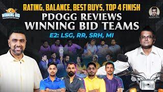 Which 2 teams does PDogg qualify? | RR, SRH, LSG, MI Rated on 100 | Best Buys | R Ashwin