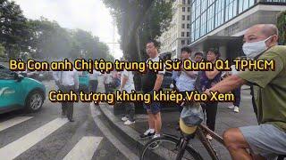 9h30 AM 19/9 từ lạnh Sự Quán My qua Bưu Điện TPHCM.Cảnh hôn loan bên đường.Chiến đi.#walking.