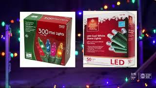 The cost savings of LED Christmas lights