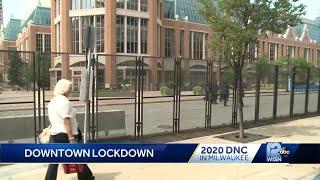 Part of downtown on lockdown in spite of virtual convention