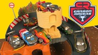 NEW DISNEY PIXAR CARS 2 CARBON RACERS RACE TRACK NURBURGRING COURSE GERMANY DRIFT RACING