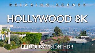 Driving Hollywood Hills California 8K Dolby Vision HDR