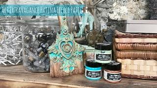 All About Art Extravagance Patina Effect Paste - Patina Brush Tutorial