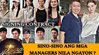 PBB GEN 11 HOUSEMATES SIGNING CONTRACTS STARMAGIC , Sino kaya ang mga Managers nila?