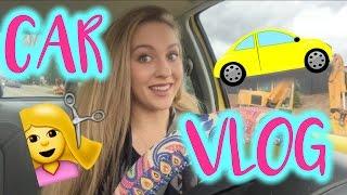 DRIVE WITH ME! GETTING MY HAIR DONE & SOMEONE RAN INTO MY CAR! Car Vlogs