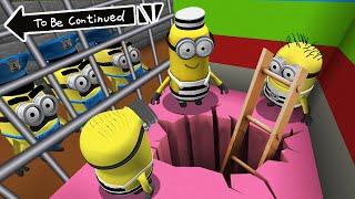 HOW TO MINIONS ESCAPE FROM PRISON in MINECRAFT INVESTIGATION ! Minions - Gameplay