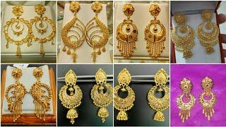 Latest Gold Earrings Designs With Weight And Price #kaushalyapandey