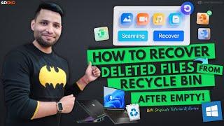 How to Recover Deleted Files from Recycle Bin after Empty (2023) Recover Data for Free!