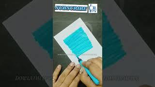 Easy drawing by dowlatheef  | Brush Pen Art #shorts #art #youtubeshorts #easydrawing #creativeart