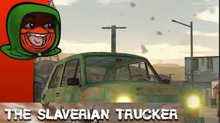 [Tomato] The Slaverian Trucker : Trucking piles of powder across the sands to people in need.