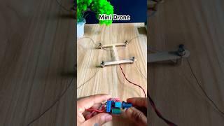 How to make mini drone | dc motor project || #drone #dcmotor #tech