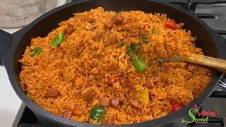 THIS IS THE EASIEST JOLLOF RICE + Tips To Make The Perfect Jollof RICE Every Time SOOO DELICIOUS 