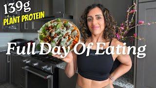 What I eat to Gain Lean Muscle Mass in my 40's | Easy High Protein Vegan Meals