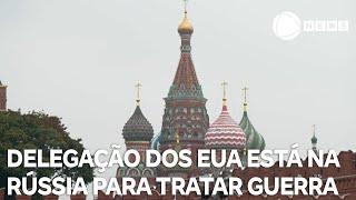 Delegação dos EUA está na Rússia para tratar sobre guerra na Ucrânia