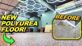 WOW Better than Epoxy! New Garage Floor! Part 5 Dream Garage Makeover!