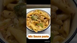 Pink sauce pasta || Mix sauce pasta || Pasta sauce recipe || Veg food dudes