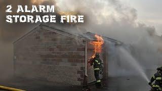 2 Alarm Storage Fire - July 2024 PIO vlog