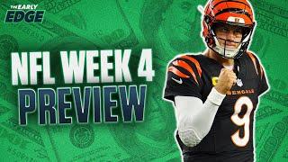 NFL Week 4 BEST BETS and PICKS | The Early Edge