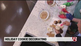 Holiday cookie decorating