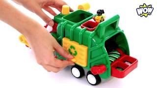 Вывозим мусор! Мусоровоз Фред - WOW TOYS Детские игрушки Kids toys