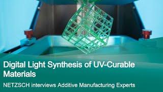 Digital Light Synthesis of UV-Curable Materials