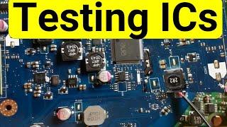 Integrated Circuits ICs Testing tutorial - IC Circuit Diagram - Laptop Motherboard Repair