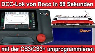 Märklin CS3, DCC-Adressänderung und das beste Motorfett bei MMC