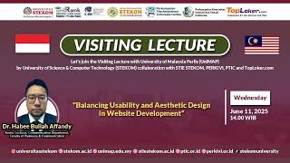 International VL: Balancing Usability and Aesthetic Design in Website Development - UniMAP Day 3