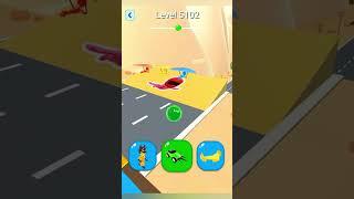 Shape shifting2 game level-5102  hyper casual game #shapeshifting  #gameplay #gaming #shortvideo