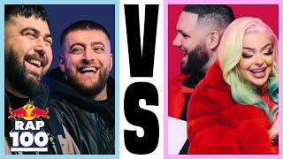 Katja Krasavice & Fler VS Summer Cem & KC Rebell | Rap Duell #12 | Red Bull Rap Einhundert