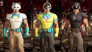 All Peacemaker Skins & Helmets Mortal Kombat 1