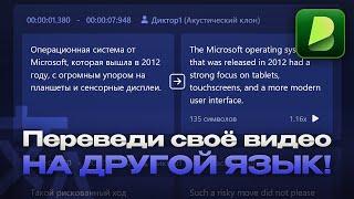 Перевод видео на другой язык с помощью нейросетей! | Blipcut AI Video Translator
