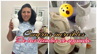 COMPRAS DE DECORACIONES A MUY BAJO COSTO /GOODWILL/TIENDA DE SEGUNDA