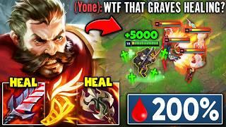 GRAVES BUT EVERY AUTO HEALS MY ENTIRE HEALTH BAR (200% LIFESTEAL BUILD)