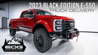 2023 Rapid Red Black Edition F-550 Delivery