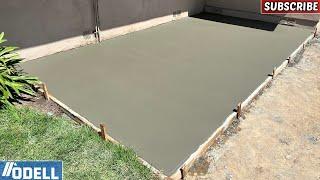 EASY BEGINNER CONCRETE SLAB!