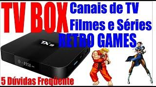 TV BOX TX9 Canais de TV Filmes e Séries Grátis Games Retro Tudo que Você Precisa Saber