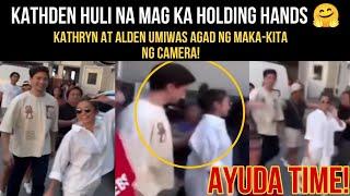 KATHRYN at ALDEN huling MAG KA HOLDING HANDS habang nag lalakad papuntang taping 🫢|kathden update!