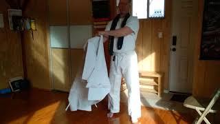 Seidokan Saturday 40, Lesson 1 - Entering the dojo, class etiquette