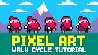 Easy Pixel Art Walk Cycle Tutorial