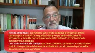 Problemas para llevar cuchillos en el tren