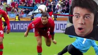 American Reacts 1 in a Trillion Football Moments