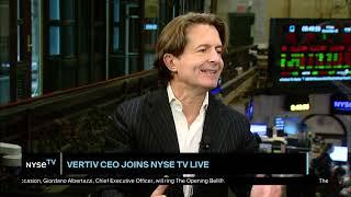 Gio Albertazzi, CEO at Vertiv joins NYSE TV Live