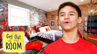 Teen Sneakerhead Gets EPIC Room Makeover For His Shoes | Get Out Of My Room | Universal Kids