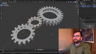 Animating gears and talking about Blender