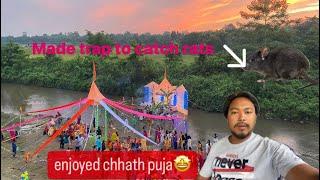 Celebrated chhath puja|| placed trap for rats|| daily lifestyle || #youtube