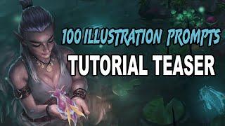 100 Illustration Prompts Tutorial Teaser