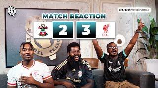 Southampton 2-3 Liverpool | Full Fan Goal celebrations | Szoboszlai Armstrong Salah