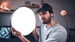 $40 DIY CAKE PAN LIGHT... Better than a $1000 video light?!?