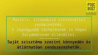 Praktikus tárolás? Válassza a salgó polcokat!